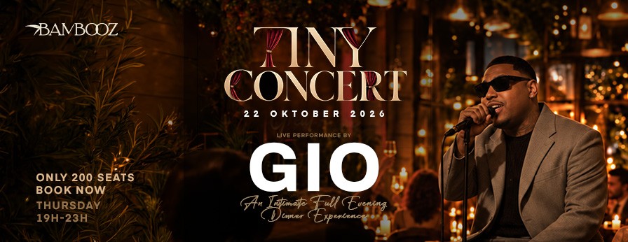 BAMBOOZ PRESENT: TINY CONCERT WITH GIO in Bambooz, Rotterdam