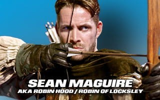 AUTOGRAPH SATURDAY SEAN MAGUIRE aka ROBIN HOOD/ROBIN OF LOCKSLEY  (Once Upon a Time)