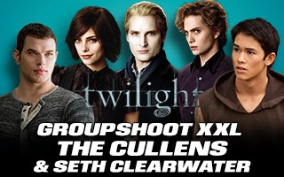 TWILIGHT GROUPSHOOT XXL ZATERDAG (The Cullens and Seth Clearwater)