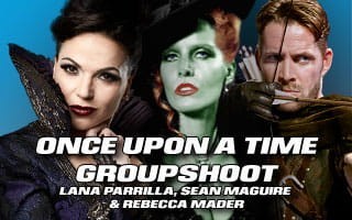 ONCE UPON A TIME GROUPSHOOT SATURDAY (Once Upon a Time Groupshoot with Lana Parrilla, Rebecca Mader and Sean Maguire)