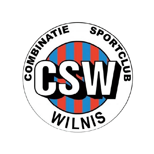 CSW Wilnis logo with blue and red stripes.