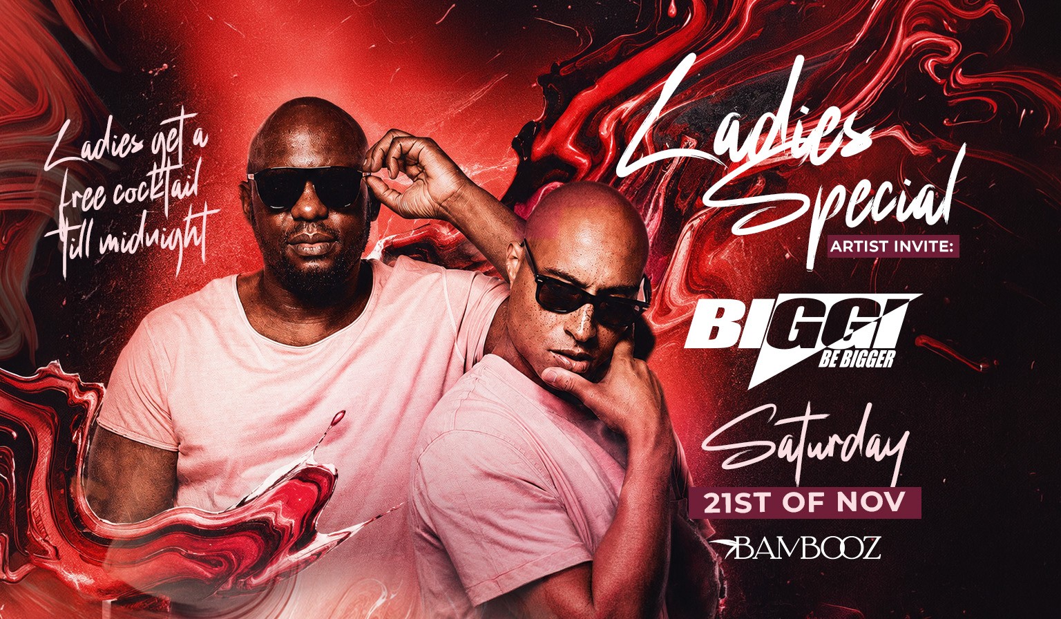 Ladies Special Invites Biggi & Elton Jonathan in Bambooz, Rotterdam