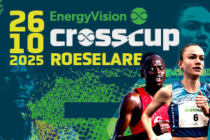 EnergyVision Crosscup Roeselare event 26 October 2025 with blurred athlete faces.