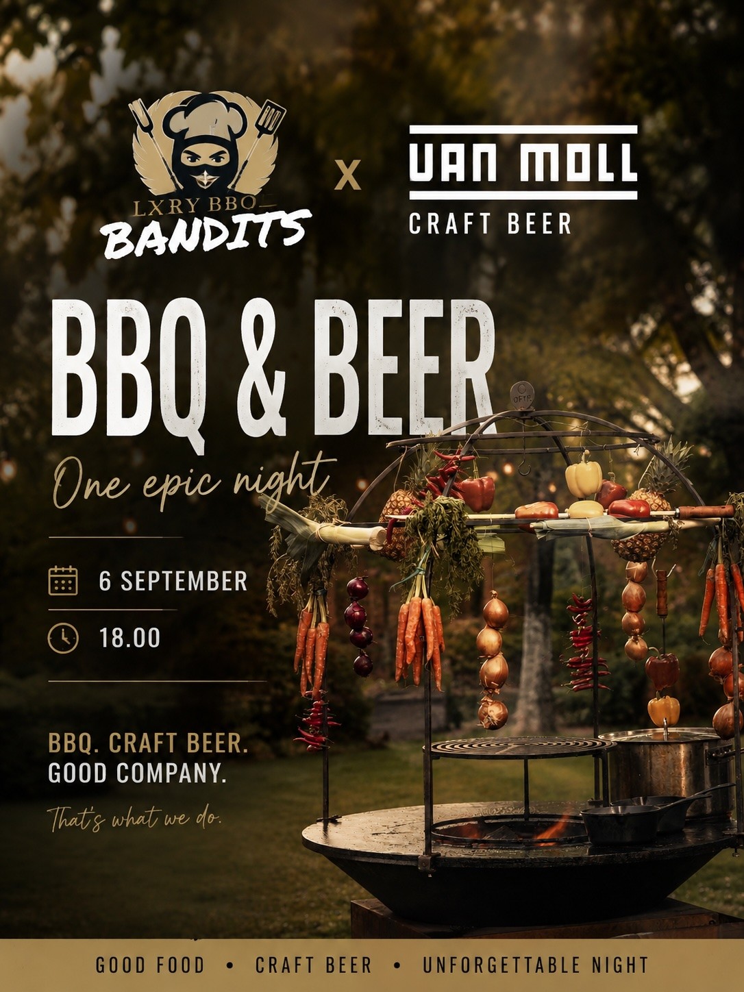 Zondag 6 september BBQ